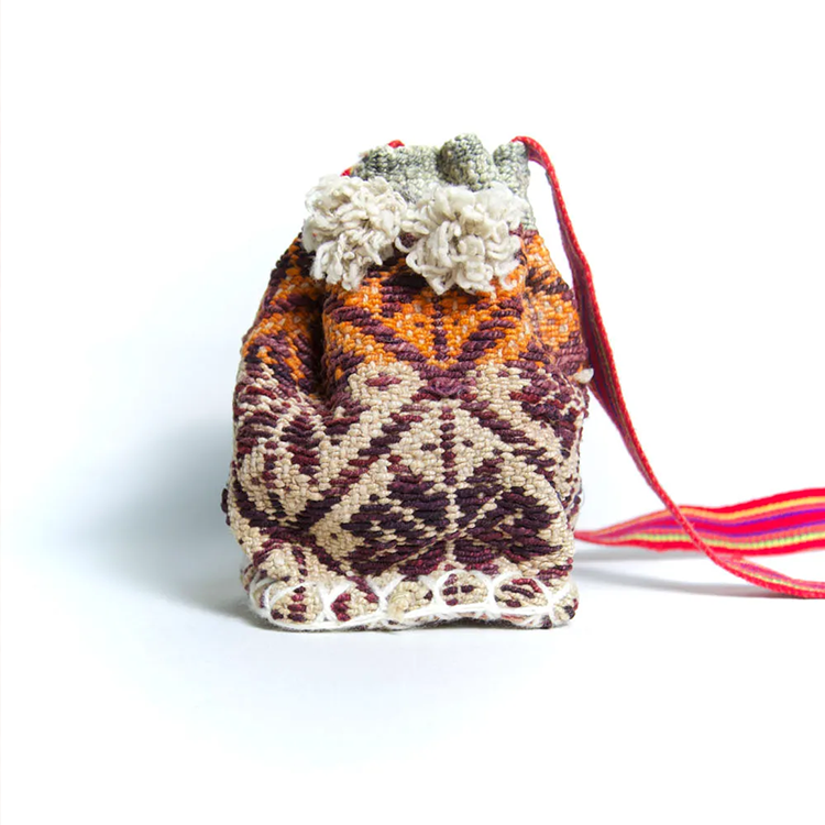 秘鲁复古蝠鲼布单肩包(M)