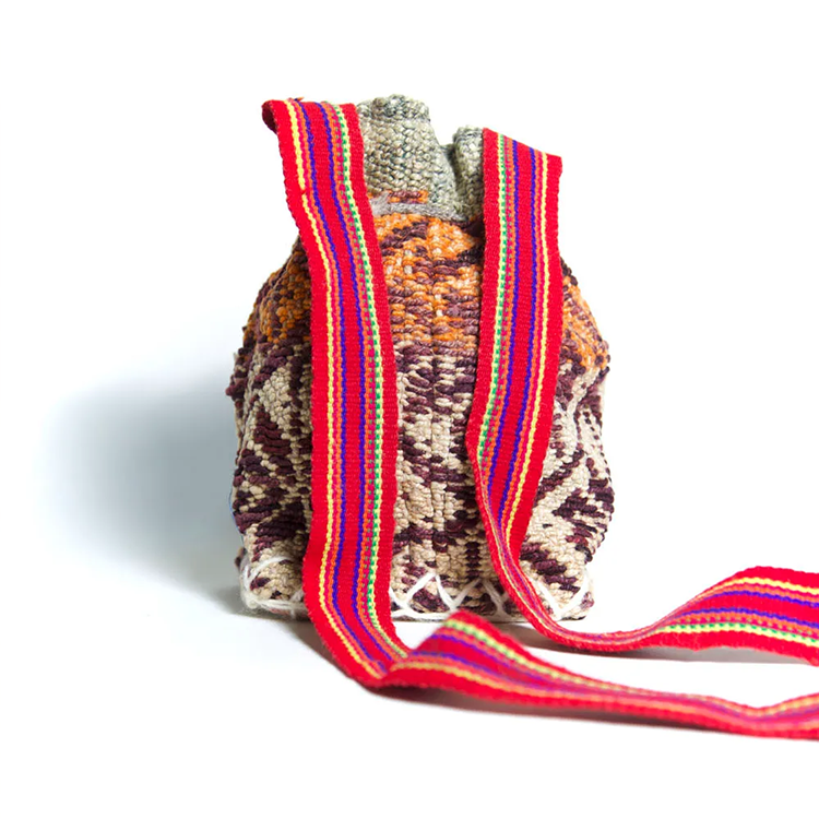 秘鲁复古蝠鲼布单肩包(M)