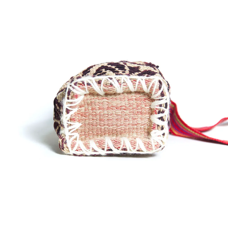 秘鲁复古蝠鲼布单肩包(M)