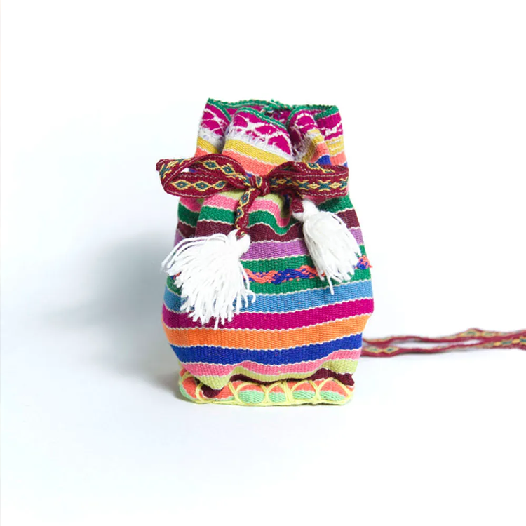 秘鲁复古蝠鲼布单肩包(S)