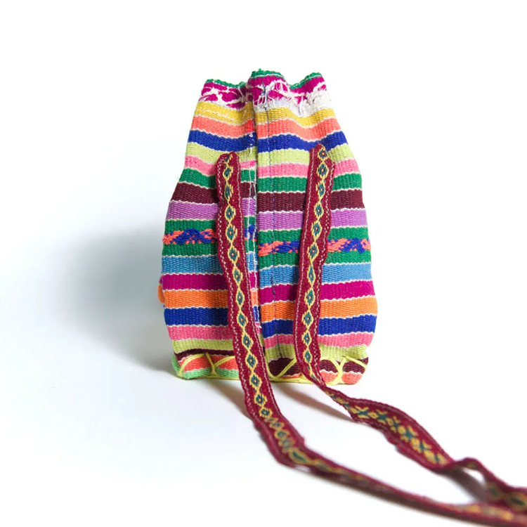 秘鲁复古蝠鲼布单肩包(S)