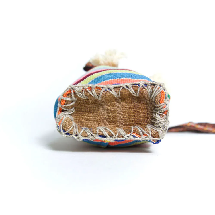 秘鲁复古蝠鲼布单肩包(S)