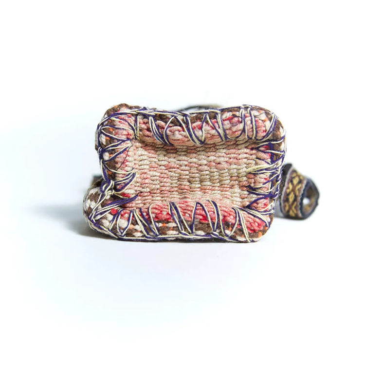 秘鲁复古蝠鲼布单肩包(S)