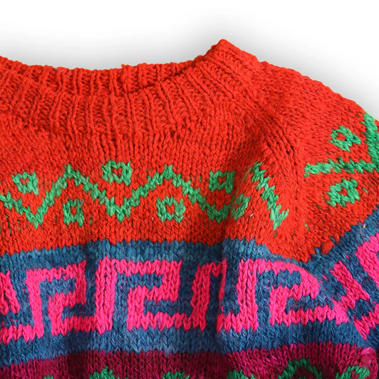 玻利维亚手工针织毛衣