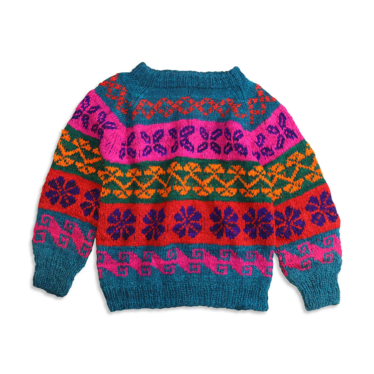 玻利维亚手工针织毛衣