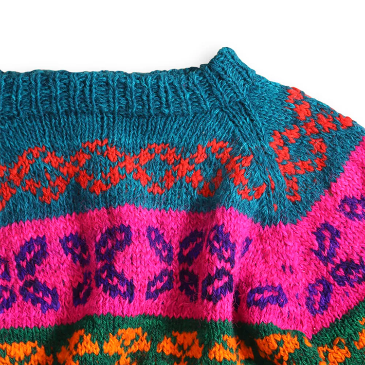 玻利维亚手工针织毛衣