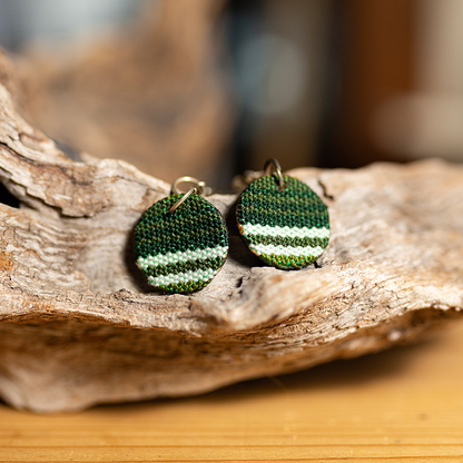 Anthropologie Sibilia オシャレなハンドメイドピアス アワヨ布ピアス – Otsuks -Bohemian Style Shop-