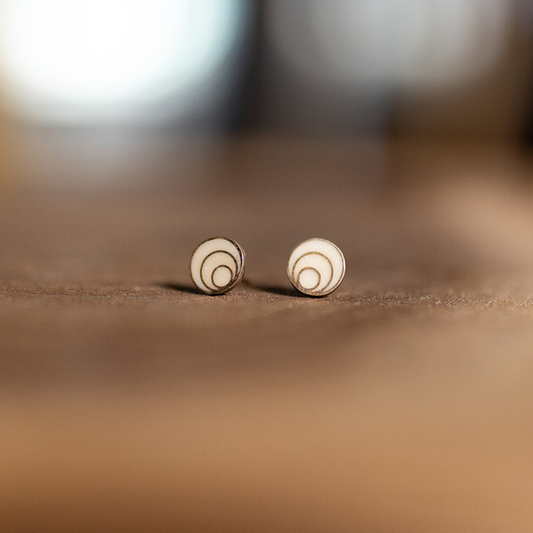 Aymara design earrings (spiral) 