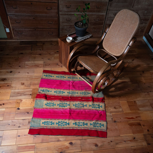 复古蝠鲼布|手工编织布