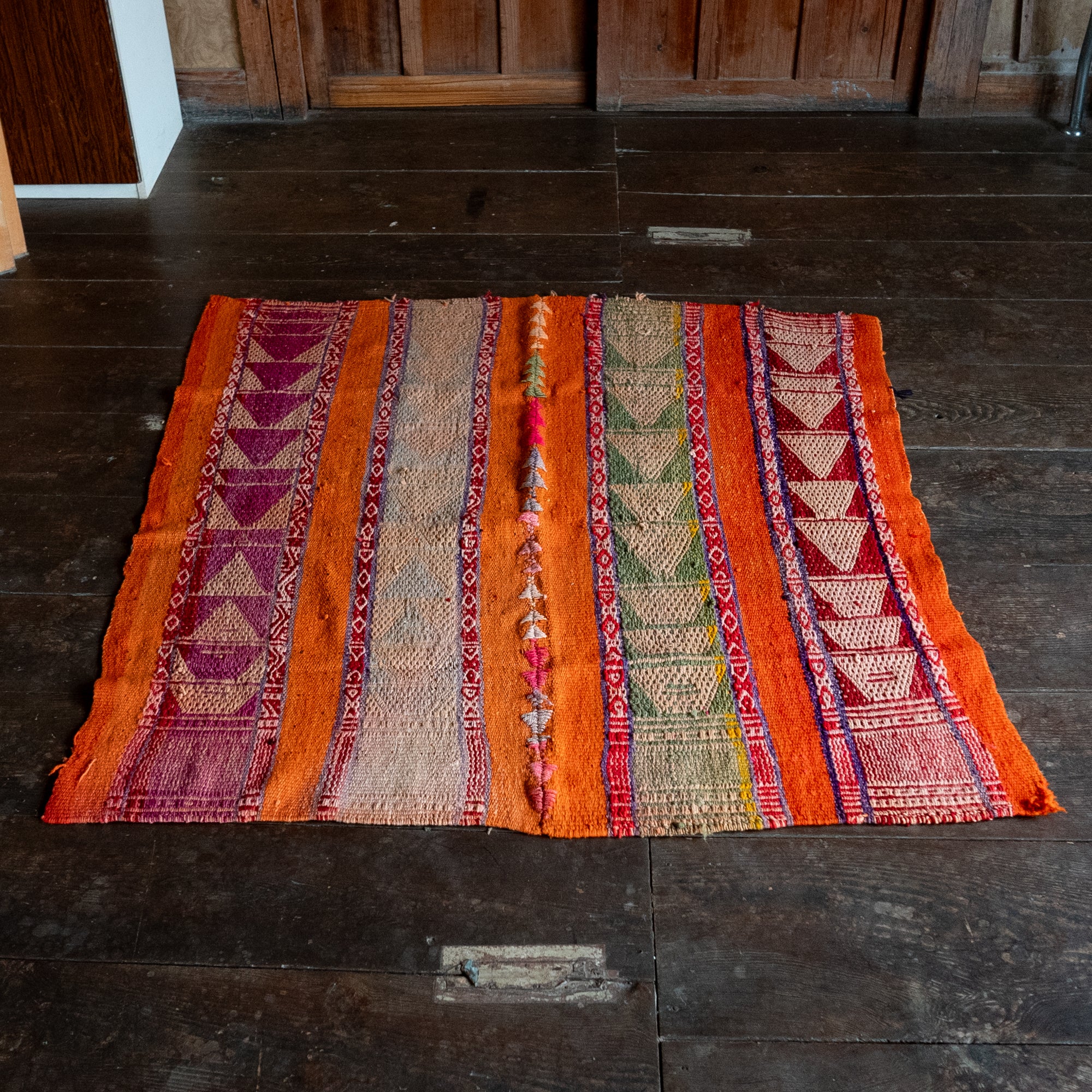 148×96 ヴィンテージラグ　手織ラグ ヴィンテージラグ｜ペルー – Otsuks -Bohemian Style Shop-