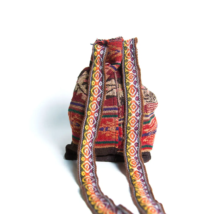 Peruvian vintage manta cloth shoulder bag (M) 