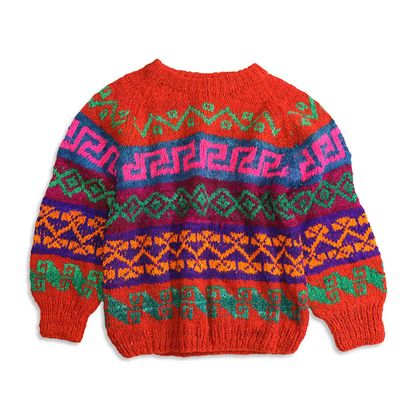 ボリビアン手編みセーター